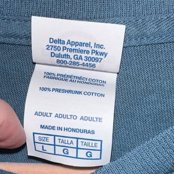 Delta Blue Graphic Fishing Tee Shirt - Picture 4 of 4